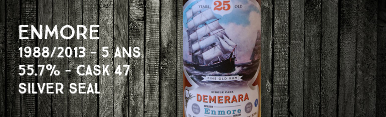 Enmore – 1988/2013 – 25yo – 55.7% – Cask 47 – Silver Seal – Guyana