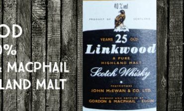 Linkwood - 25yo - 40% - Gordon & MacPhail - Licensed Bottling - A pure Highland