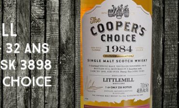 Littlemill - 1984/2016 - 32yo - 46,9% - Cask 3898 - Cooper’s Choice - For La Boutique du Chemin