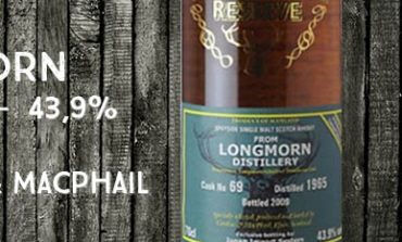 Longmorn - 1965/2009 - 43,9% - Cask 69 - Gordon & MacPhail - For Japan Import System