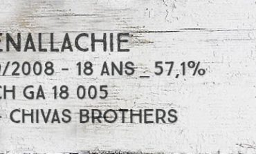 Glenallachie - 1989/2008 - 18yo - 57,1% - Batch GA 18 005 - OB - Chivas Brothers CS Edition