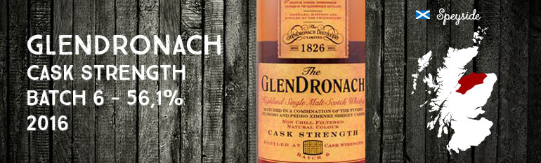 Glendronach – Cask Strength – 56,1% – OB – Batch 6