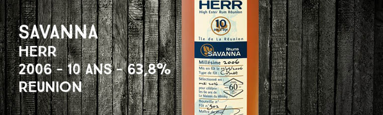 Savanna – Herr – 2006 – 10yo – 63,8% – OB for 60th Anniversary LMDW – Réunion