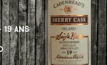 Arran - 1996/2016 - 19yo - 54% - Cadenhead - Wood Range - Sherry Cask