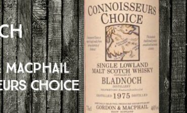 Bladnoch - 1975 - 40% - Gordon & MacPhail - Connoisseurs Choice - Old Map Label