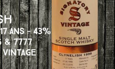 Clynelish - 1998/2015 - 17yo - 43% - Cask 7776-7777 - Signatory Vintage - Vintage Collection