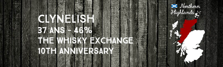 Clynelish – 37yo – 46% – The Whisky Exchange – 10th Anniversary – 2009