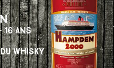 Hampden - 2000/2016 - 16yo - 52,4% - La maison du Whisky - Transcontinental Rum Line - Jamaïque