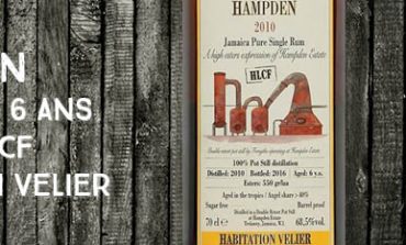 Hampden - 2010/2016 - 6yo - 68,5% - Velier - Habitation Velier - HLCF - Jamaïque