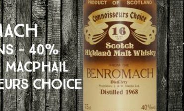 Benromach - 1968 - 16yo - 40% - Gordon & MacPhail - Connoisseurs Choice - Brown Label