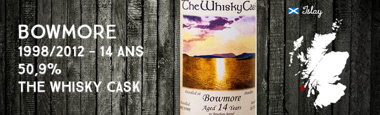 Bowmore – 1998/2012 – 14yo – 50,9% – The Whisky Cask