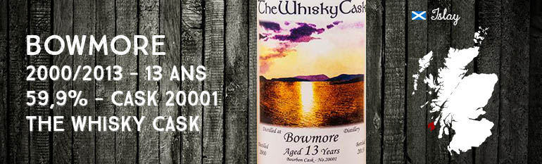 Bowmore – 2000/2013 – 13yo – 59,9% – Cask 20001 – The Whisky Cask