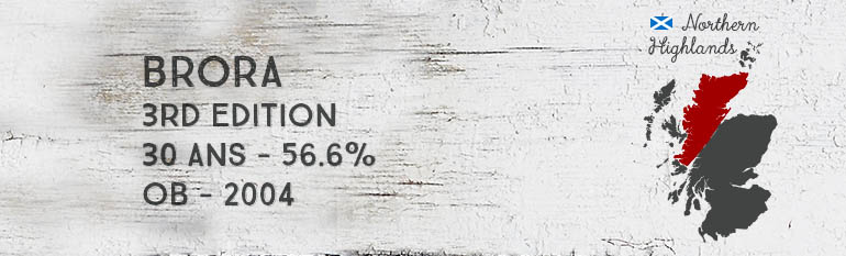 Brora – 30yo – 56,6% – 3rd Edition – OB – 2004