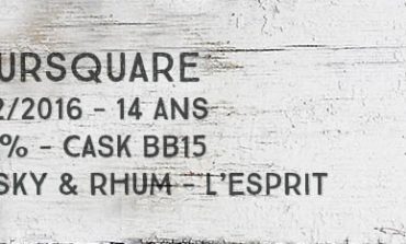 Foursquare - 2002/2016 - 14yo - 56,4% - Cask BB15 - Whisky & Rhum - L'esprit - Barbade