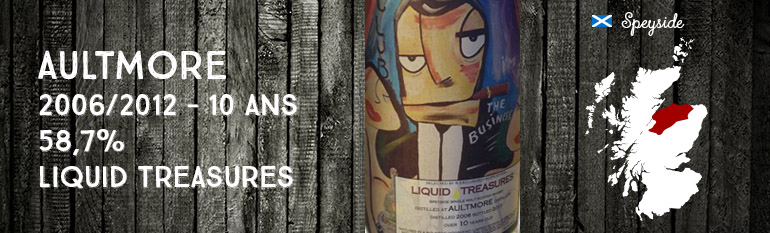 Aultmore – 2006/2017 – 10yo – 58,7% – Liquid Treasures – Artist Edition