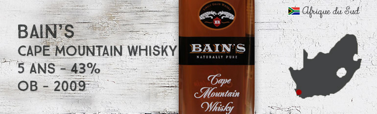 Bain’s – Cape Mountain Whisky – 43% – OB – 2009