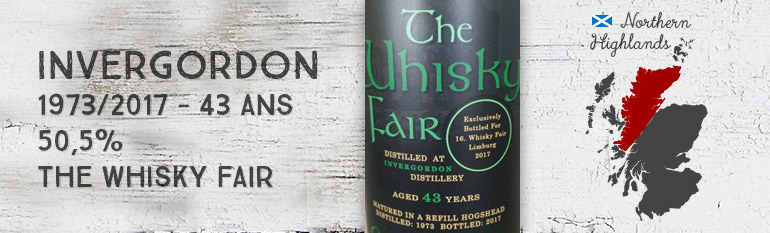 Invergordon – 1973/2017 – 43yo – 50,5% – The Whisky Fair