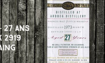 Ardbeg - 1973/2000 - 27yo - 50% - Cask 2919 - Douglas Laing - Old Malt Cask