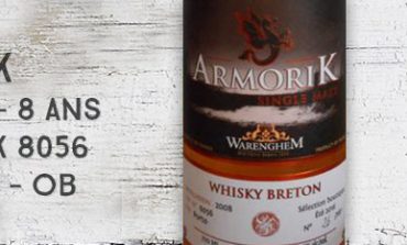 Armorik - 2008/2016 - 8yo - 46% - Cask 8056 - Port Cask - OB