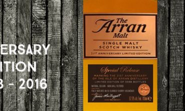 Arran - 21st Anniversary - Limited Edition - 52,6% - OB - 2016