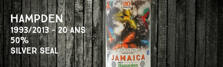 Hampden – 1993/2013 – 20yo – 50% – Silver Seal – Jamaïque