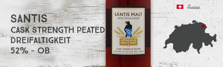 Santis – Cask Strength Peated – Dreifaltigkeit – 52% – OB