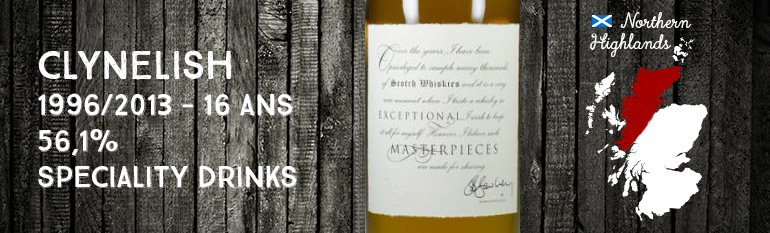 Clynelish – 1996/2013 – 16yo – 56,1% – Speciality Drinks – Masterpieces