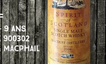 Macduff - 2004/2013 - 9yo - 46% - Cask 900302 - Gordon & MacPhail - Spirit of Scotland - for Van Wees