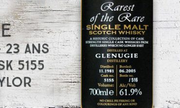 Glenugie - 1981/2005 - 23yo - 61,9% - Cask 5155 - Duncan Taylor - Rarest of the Rare
