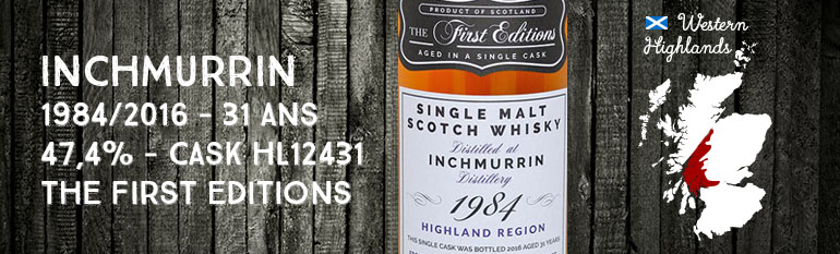 Inchmurrin – 1984/2016 – 31yo – 47,4% – Cask HL12431 – Hunter Laing – The First Editions