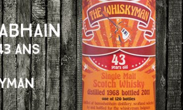 Bunnahabhain - 1968/2011 - 43yo - 46,5% - The Whiskyman - Dram Together