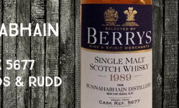 Bunnahabhain - 1989/2014 - 46% - Cask 5677 - Berry Bros & Rudd