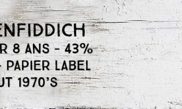 Glenfiddich - Over 8yo - 43% - OB - Papier Label - début 1970's