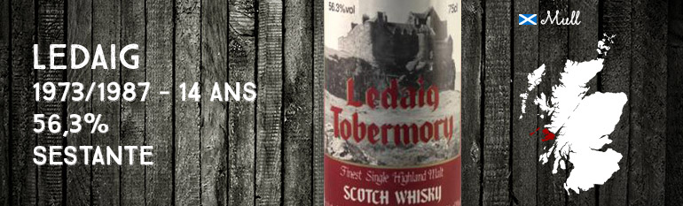 Ledaig – 1973/1987 – 14yo – 56,3% – Sestante