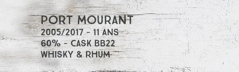 Port Mourant – 2005/2017 – 11yo – 60% – Cask BB22 – Whisky & Rhum – L’esprit – Guyana