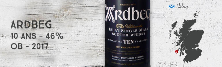 Ardbeg – Ten – 10yo – 46% – OB – 2017