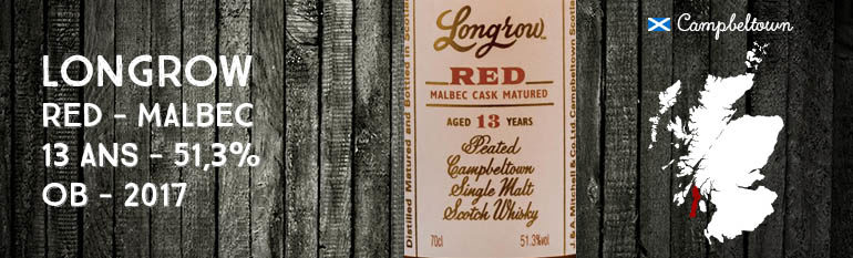 Longrow – Red – Malbec – 13yo – 51,3% – OB