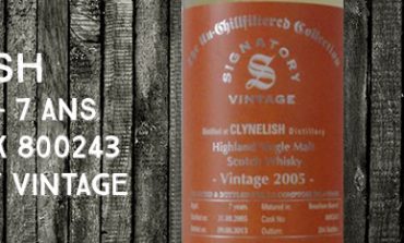 Clynelish - 2005/2013 - 7yo - 43% - Cask 800243 - Signatory Vintage - The Un-chillfiltered Collection - for Le Comptoir Irlandais