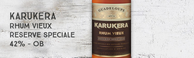 Karukera – Rhum Vieux – Réserve Spéciale – 42% – OB – Guadeloupe
