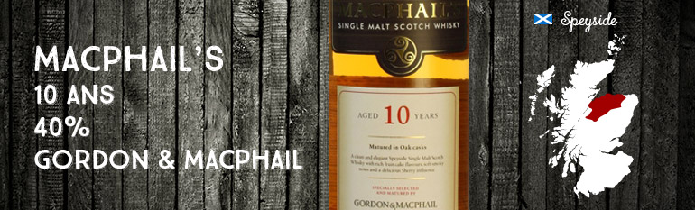 Macphail’s – 10yo – 40% – Gordon & MacPhail