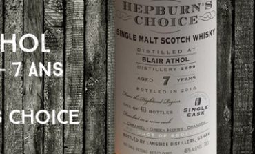 Blair Athol - 2009/2016 - 7 ans - 46% - Langside Distillers - Hepburn’s Choice