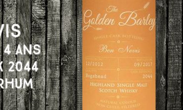 Ben Nevis - 2012/2017 - 4 ans - 45% - Cask 2044 - Whisky & Rhum - The Golden Barley