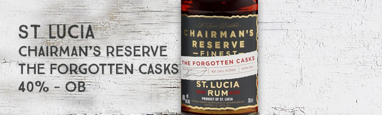 St Lucia Distillers – Chairman’s Reserve – The Forgotten Casks – 40% – OB – Sainte-Lucie