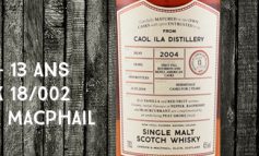 Caol Ila - 2004/2018 - 13 ans - 45% - Cask 18/002 - Gordon & MacPhail - Connoisseurs Choice