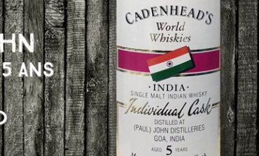 Paul John - 2011/2017 - 5 ans - 57,4% - Cadenhead - Authentic Collection - World Whiskies