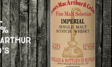 Imperial - 12 ans - 65% - James MacArthur - Fine Malt Selection - début 1990’s