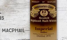 Imperial - 1970 - 17 ans - 40% - Gordon & Macphail - Connoisseurs Choice - Brown Label