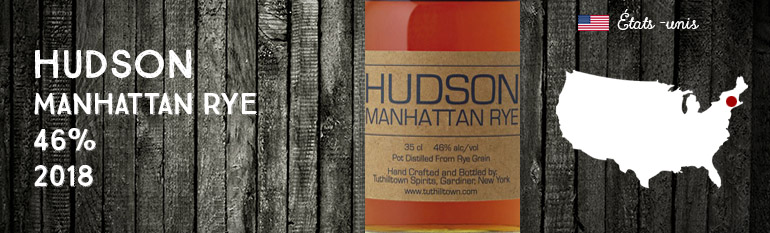 Hudson – Manhattan Rye – 46% – 2018