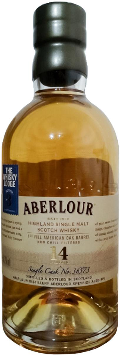 Aberlour 14 ans 50,2% Cask 36573 OB For The Whisky Lodge 3ème