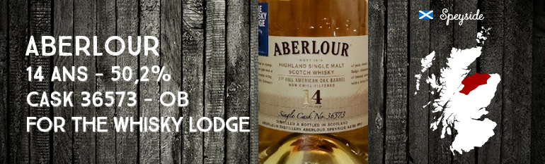 Aberlour – 14 ans – 50,2% – Cask 36573 – OB For The Whisky Lodge – 3ème édition